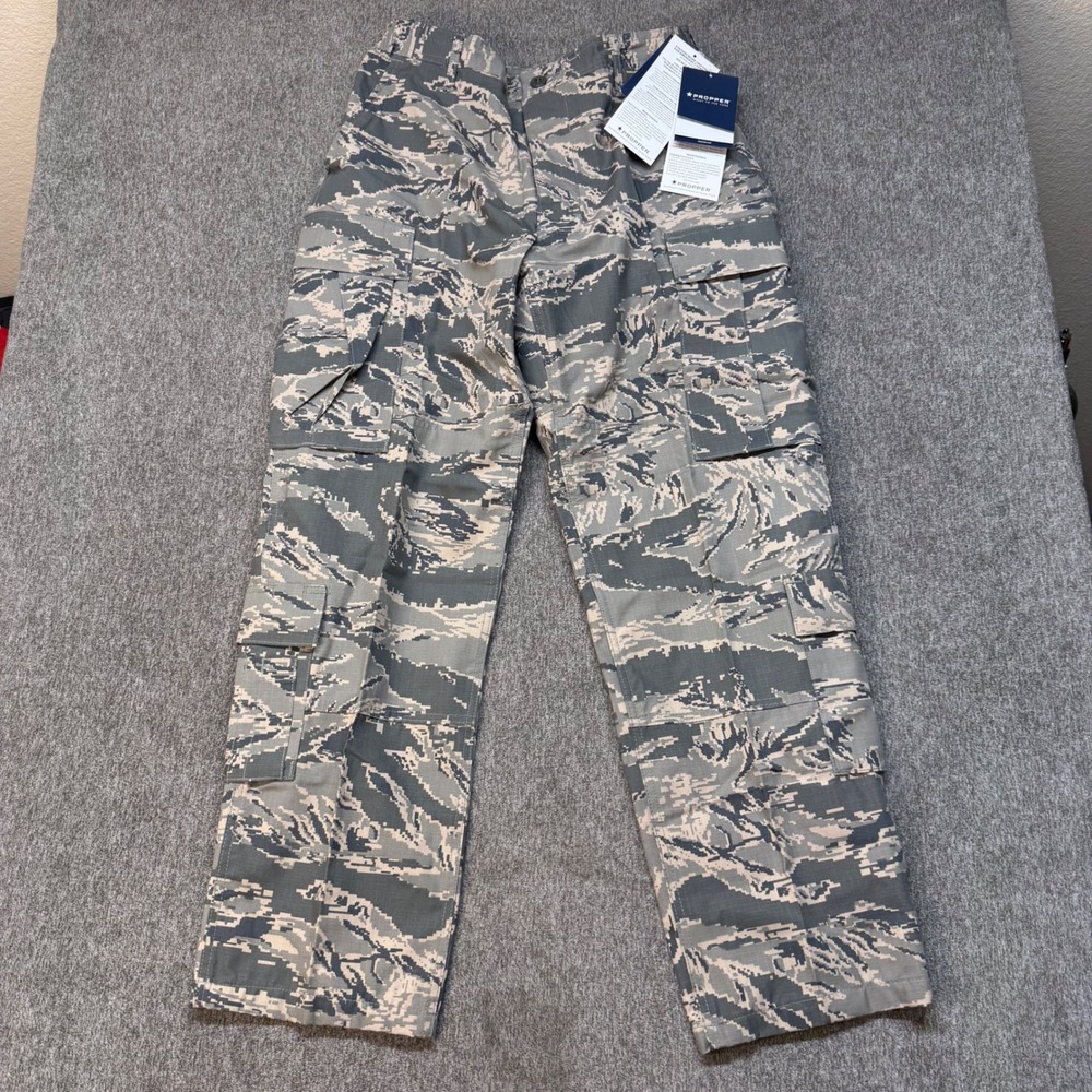 Propper Men Air Force Camo Utility Trousers ABU Digital Tiger Stripe 32 S NEW